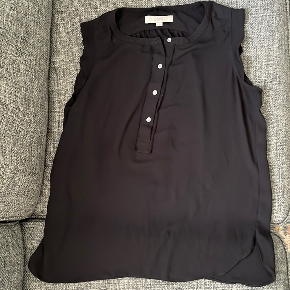 Ann Taylor LOFT tank sleeveless blouse size medium